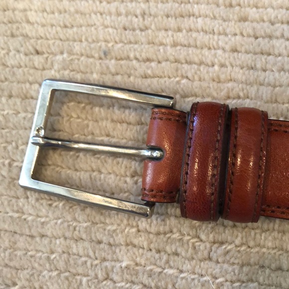 Leather belt. Sz 38. - Picture 2 of 5